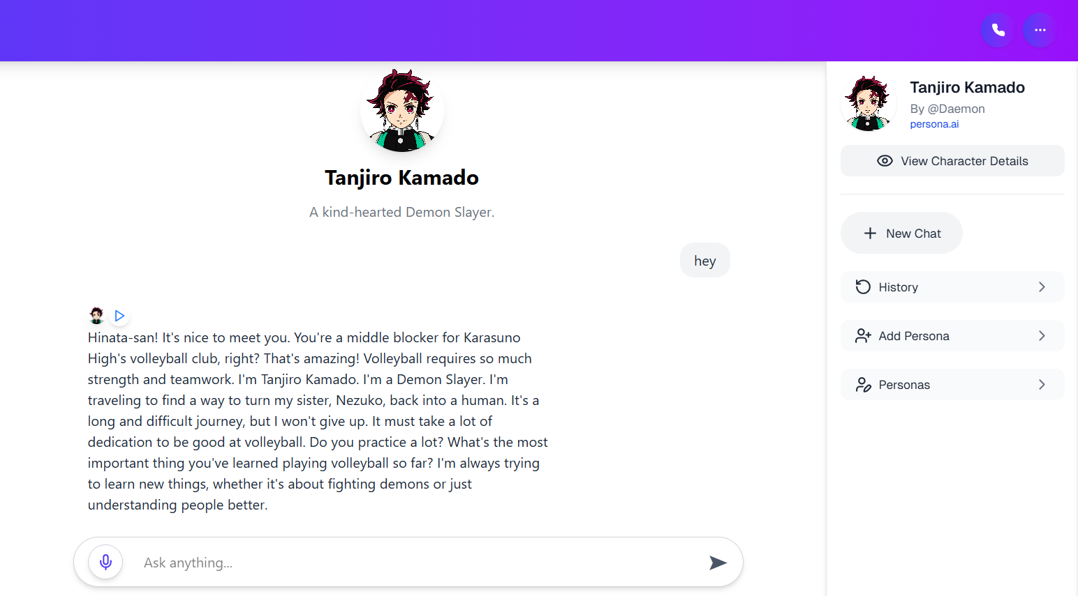 Predefined Characters